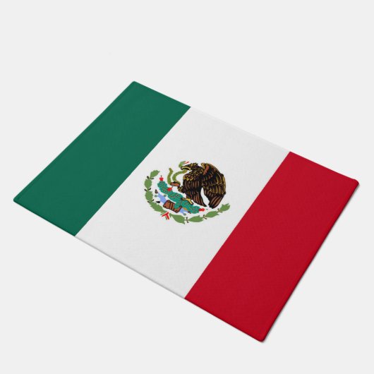 Vlag van Mexico Deurmat (Schuin)