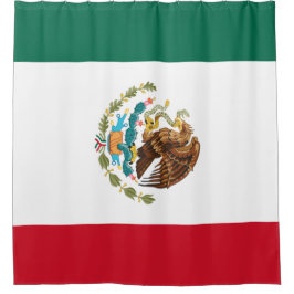 Vlag van Mexico Douchegordijn