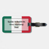 Vlag van Mexico Easy ID Personal Bagagelabel (Achterkant horizontaal)