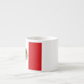 Vlag van Mexico Espresso Kop (Voorkant)