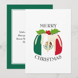 VLAG VAN MEXICO | Feestelijke pruimenpudding | Ker Feestdagenkaart
