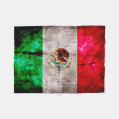  vlag van Mexico Fleece Deken (Voorkant (Horizontaal))