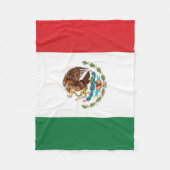 Vlag van Mexico Fleece Deken (Voorkant)