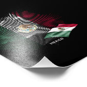 Vlag van Mexico Foto Afdruk (Hoek)