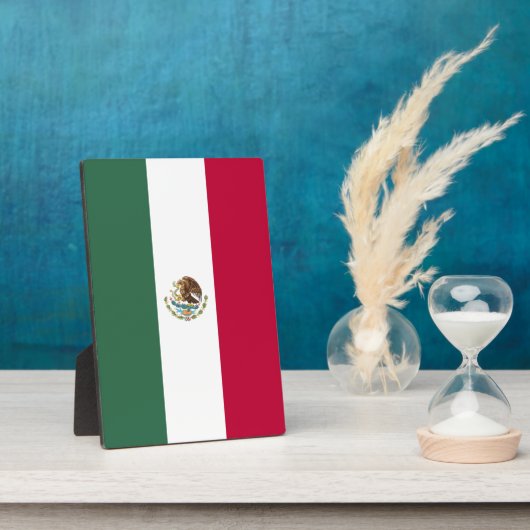 Vlag van Mexico Fotoplaat (Zijkant)