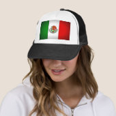 Vlag van Mexico gestileerd Trucker Pet (In situ)