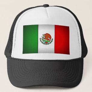 Vlag van Mexico gestileerd Trucker Pet