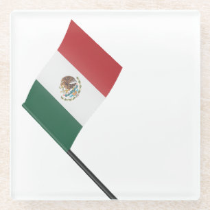 Vlag van Mexico Glazen Onderzetter