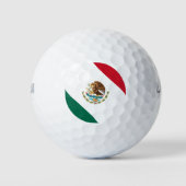 Vlag van Mexico Golfballen (Voorkant)