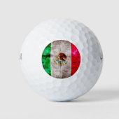  vlag van Mexico Golfballen (Voorkant)