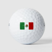 Vlag van Mexico Golfballen (Voorkant)