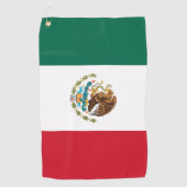 Vlag van Mexico Golfhanddoek (Voorkant)