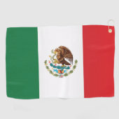 Vlag van Mexico Golfhanddoek (Horizontaal)