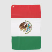 Vlag van Mexico Golfhanddoek (Voorkant)