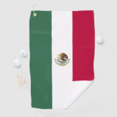Vlag van Mexico Golfhanddoek (Insitu)