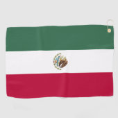 Vlag van Mexico Golfhanddoek (Horizontaal)