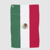 Vlag van Mexico Golfhanddoek (Voorkant)