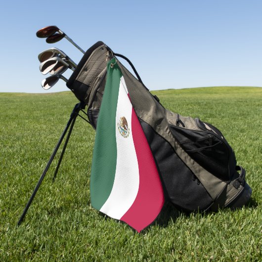 Vlag van Mexico Golfhanddoek (Groen)