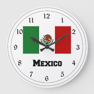 Vlag van Mexico Grote Klok