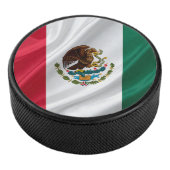 Vlag van Mexico Hockey Puck (3/4)