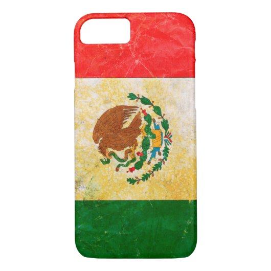 Vlag van Mexico in Grunge Case-Mate iPhone Case (Achterkant)