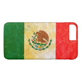 Vlag van Mexico in Grunge Case-Mate iPhone Case (Achterkant (Horizontaal))