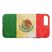 Vlag van Mexico in Grunge Case-Mate iPhone Case (Achterkant (Horizontaal))