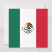 Vlag van Mexico Kaart (Voorkant)