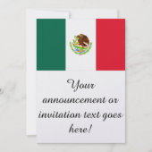 Vlag van Mexico Kaart (Voorkant)