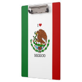 Vlag van Mexico Klembord (Links)