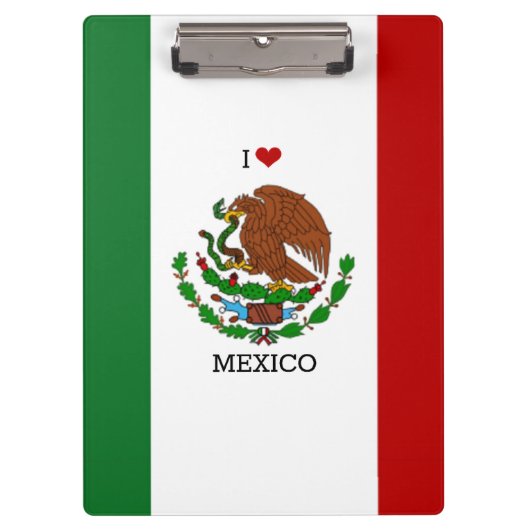 Vlag van Mexico Klembord (Voorkant)