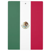 Vlag van Mexico Klembord (Achterkant)