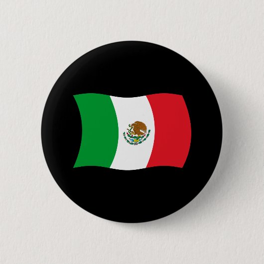Vlag van Mexico knop Ronde Button 5,7 Cm (Voorkant)