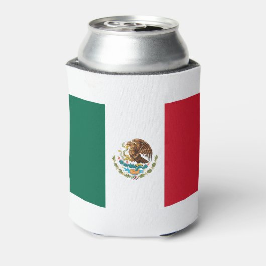 Vlag van Mexico-Koelbox Blikjeskoeler (Blikje Achterkant)