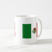 Vlag van Mexico Koffiemok (Voorkant rechts)