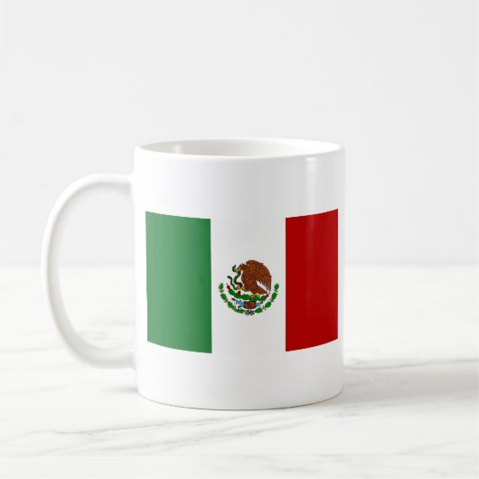 Vlag van Mexico Koffiemok (Links)
