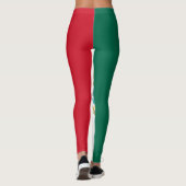 Vlag van Mexico Leggings (Achterkant)