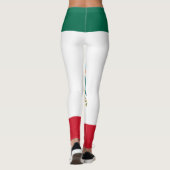 Vlag van Mexico Leggings (Achterkant)