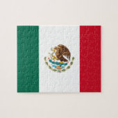 Vlag van Mexico Legpuzzel (Horizontaal)