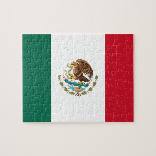 Vlag van Mexico Legpuzzel (Horizontaal)