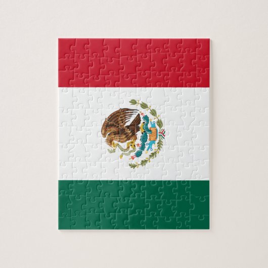 Vlag van Mexico Legpuzzel (Verticaal)