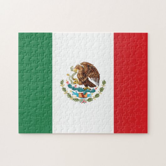 Vlag van Mexico Legpuzzel (Horizontaal)