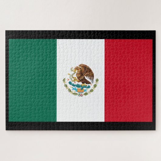 Vlag van Mexico Legpuzzel (Horizontaal)
