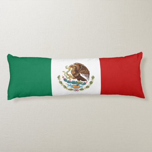 Vlag van Mexico Lichaamskussen (Achterkant)