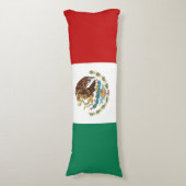 Vlag van Mexico Lichaamskussen (Voorkant Verticaal)