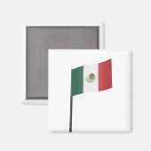 Vlag van Mexico Magneet (Voorkant / Achterkant)