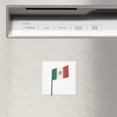 Vlag van Mexico Magneet (Insitu (Vaatwasser))