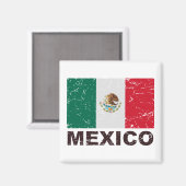  vlag van Mexico Magneet (Voorkant / Achterkant)