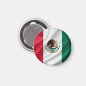 Vlag van Mexico Magneet (Voorkant / Achterkant)