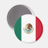 Vlag van Mexico Magneet (Voorkant / Achterkant)